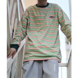 アメカジワッペン刺繍配色ボーダーリンガーロングTEE ストリート系 ロンT | HOOK | 詳細画像41