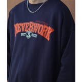 フロント英字プリントスウェット ストリート系 ロンT | HOOK | 詳細画像4 