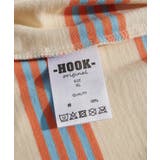 アメカジワッペン刺繍配色ボーダーリンガーロングTEE ストリート系 ロンT | HOOK | 詳細画像3