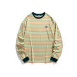アメカジワッペン刺繍配色ボーダーリンガーロングTEE ストリート系 ロンT | HOOK | 詳細画像22