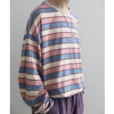アメカジワッペン刺繍配色ボーダーリンガーロングTEE ストリート系 ロンT | HOOK | 詳細画像38