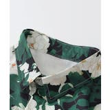 シャツ【HOOK】グリーン 古着風総柄デザイン 長袖シャツ | HOOK | 詳細画像2 