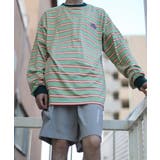 アメカジワッペン刺繍配色ボーダーリンガーロングTEE ストリート系 ロンT | HOOK | 詳細画像39