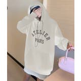 ロゴプリントパーカー | aimoha  | 詳細画像8 