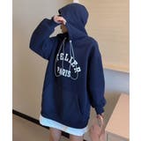 ロゴプリントパーカー | aimoha  | 詳細画像1 