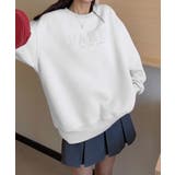 ロゴ刺繍デザインスウェット | aimoha | 詳細画像3