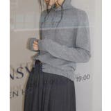 ボタンデザイン ハイネックウールセーター【AW】 | DECADECLASSIC | 詳細画像2