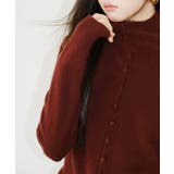 ボタンデザイン ハイネックウールセーター【AW】 | DECADECLASSIC | 詳細画像5