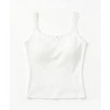 リボン付きレースキャミ（カップ付き） | aimoha  | 詳細画像29 