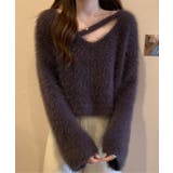 【Jasmine】シャギーニットプルオーバー Jasmine Grandiflo… | aimoha  | 詳細画像1 