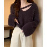 【Jasmine】シャギーニットプルオーバー Jasmine Grandiflo… | aimoha  | 詳細画像6 