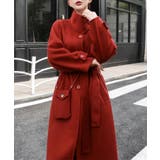 レッド | ミニバッグセット ウールラップコート【AW】 | DECADECLASSIC