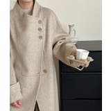 アシンメトリークラシック ウールロングコート【AW】 | DECADECLASSIC | 詳細画像14 