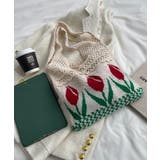 透かし編み チューリップニットトートバッグ もこもこ | aimoha | 詳細画像21