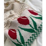 透かし編み チューリップニットトートバッグ もこもこ | aimoha | 詳細画像22