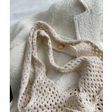 透かし編み チューリップニットトートバッグ もこもこ | aimoha | 詳細画像24