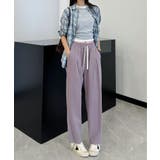 パープル | カジュアルパンツ | aimoha 