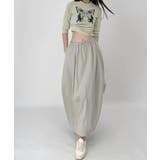 フレアデザインミディスカート | aimoha | 詳細画像2