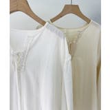 ハーフプラケットリボンシャツ | aimoha  | 詳細画像2