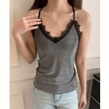 レースディテールVネックキャミソール | aimoha  | 詳細画像10 