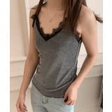 レースディテールVネックキャミソール | aimoha  | 詳細画像12 