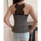 レースディテールVネックキャミソール | aimoha  | 詳細画像14 