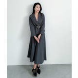 aimoha ウエストベルトテーラードジャケット+フレアスカートセットアップ | aimoha | 詳細画像15