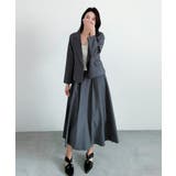 aimoha ウエストベルトテーラードジャケット+フレアスカートセットアップ | aimoha | 詳細画像14