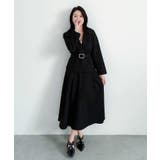 aimoha ウエストベルトテーラードジャケット+フレアスカートセットアップ | aimoha | 詳細画像2