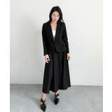 aimoha ウエストベルトテーラードジャケット+フレアスカートセットアップ | aimoha | 詳細画像7