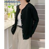 パールボタンカーディガン | aimoha  | 詳細画像2 