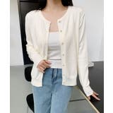 パールボタンカーディガン | aimoha  | 詳細画像10 