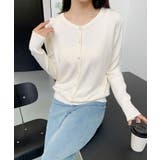 パールボタンカーディガン | aimoha  | 詳細画像11 