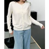 パールボタンカーディガン | aimoha  | 詳細画像13 