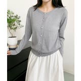 パールボタンカーディガン | aimoha  | 詳細画像5 