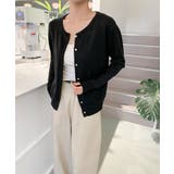 パールボタンカーディガン | aimoha  | 詳細画像3 