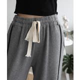 ラインデザインカジュアルニットパンツ | aimoha | 詳細画像17