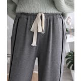 ラインデザインカジュアルニットパンツ | aimoha | 詳細画像29