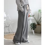 ラインデザインカジュアルニットパンツ | aimoha | 詳細画像31