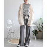 ラインデザインカジュアルニットパンツ | aimoha | 詳細画像34