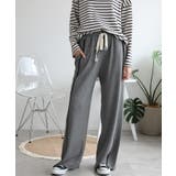 ラインデザインカジュアルニットパンツ | aimoha | 詳細画像48