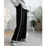 ラインデザインカジュアルニットパンツ | aimoha | 詳細画像49