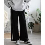 ラインデザインカジュアルニットパンツ | aimoha | 詳細画像7