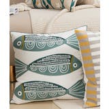 ホワイト(魚) | 爽やかカラークッションかバー | aimoha 