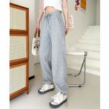 ロゴハイウエストドローストリングパンツ  | aimoha  | 詳細画像11 