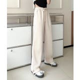 ロゴハイウエストドローストリングパンツ  | aimoha  | 詳細画像18 