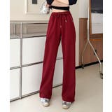 ロゴハイウエストドローストリングパンツ  | aimoha  | 詳細画像19 