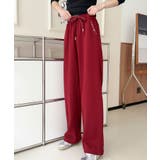 ロゴハイウエストドローストリングパンツ  | aimoha  | 詳細画像22 