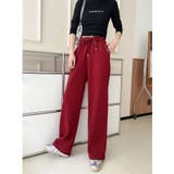 ロゴハイウエストドローストリングパンツ  | aimoha  | 詳細画像23 