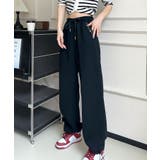 ロゴハイウエストドローストリングパンツ  | aimoha  | 詳細画像3 